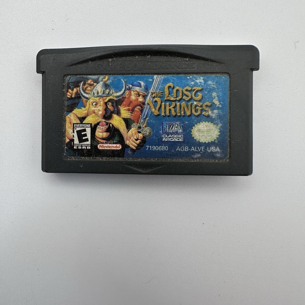 The Lost Vikings (Nintendo Game Boy Advance 2003) GBA Cart Only Authentic TESTED